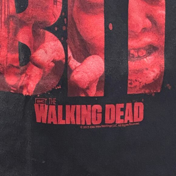 Walking Dead Don't Git Bit Zombie Apocalypse TShirt AMC TV Horror Get The Medium - Picture 3 of 6